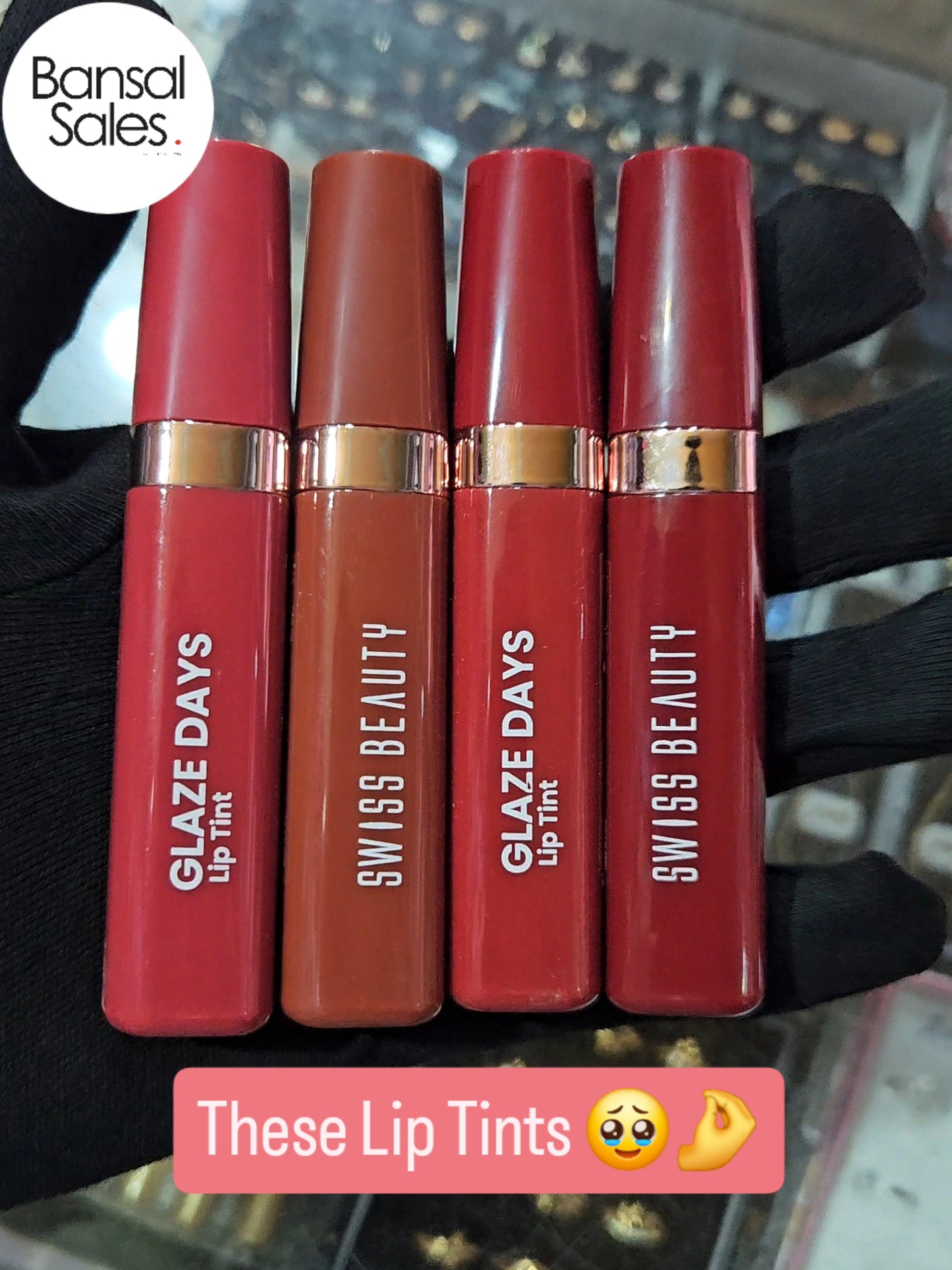SWISS BEAUTY Glaze Days Lip Tint - Juicy Glossy Tint with Long-Lasting Stain