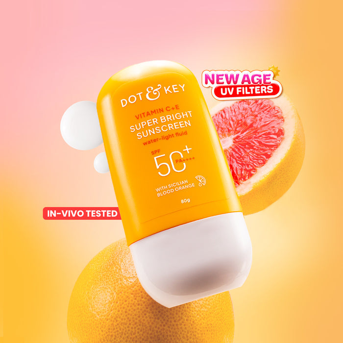 DOT & KEY Vitamin C + E Sunscreen SPF 50+ PA++++ With New-Age UV Filters 80g