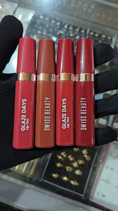 SWISS BEAUTY Glaze Days Lip Tint - Juicy Glossy Tint with Long-Lasting Stain