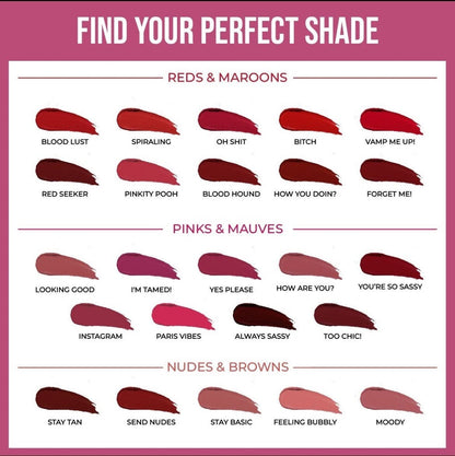 INSIGHT 24HRS NON-TRANSFER MATTE LIPSTICK
