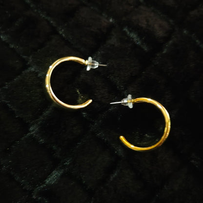 Luna Gold Hoops | Earrings