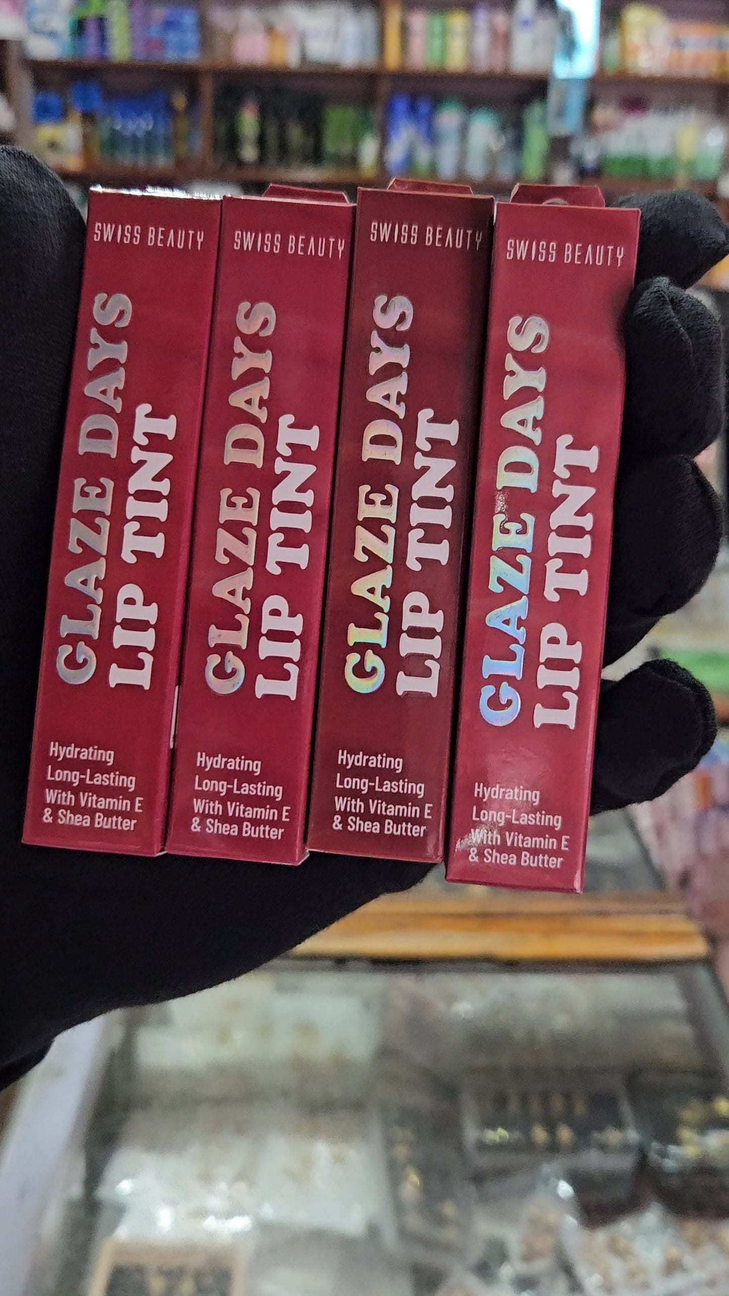 SWISS BEAUTY Glaze Days Lip Tint - Juicy Glossy Tint with Long-Lasting Stain