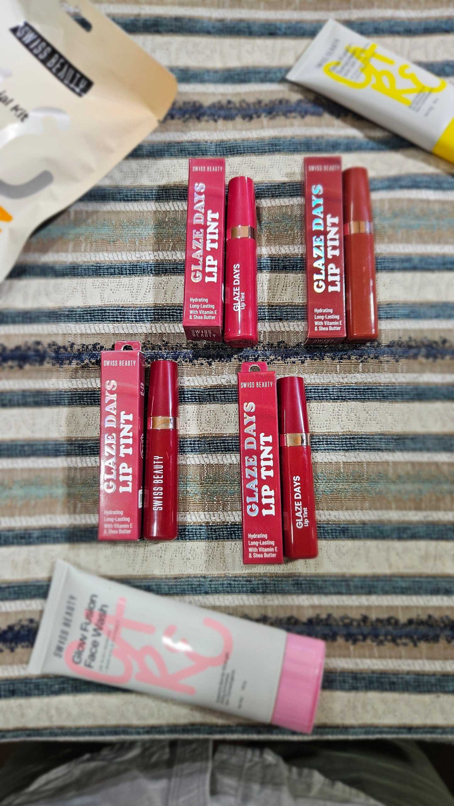 SWISS BEAUTY Glaze Days Lip Tint - Juicy Glossy Tint with Long-Lasting Stain