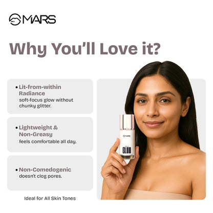 MARS Take A Glow Illuminating Primer & Strobe Cream | Instant Glow Makeup Base