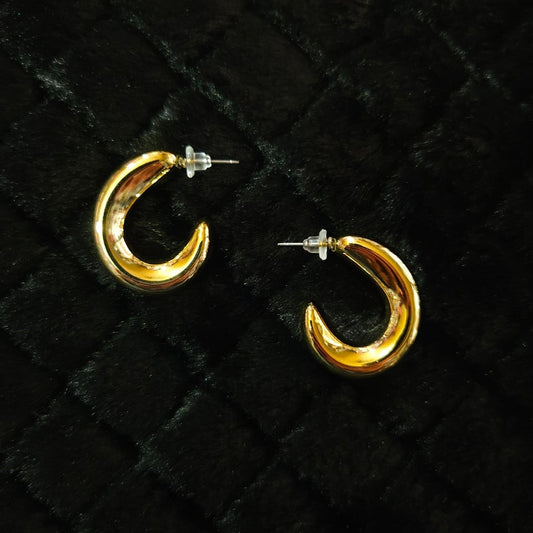 Luna Gold Hoops | Earrings