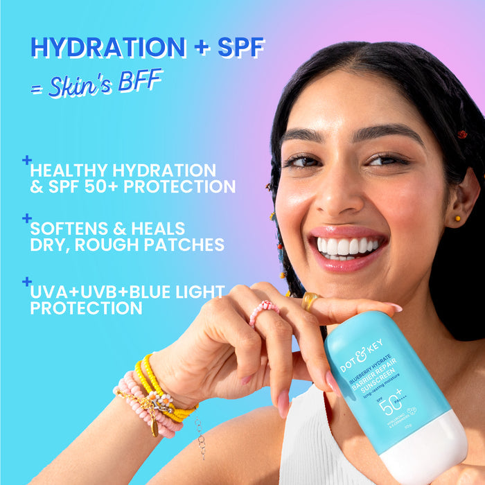 DOT & KEY Barrier Repair Sunscreen, In-Vivo Tested SPF 50+ PA++++ 80g