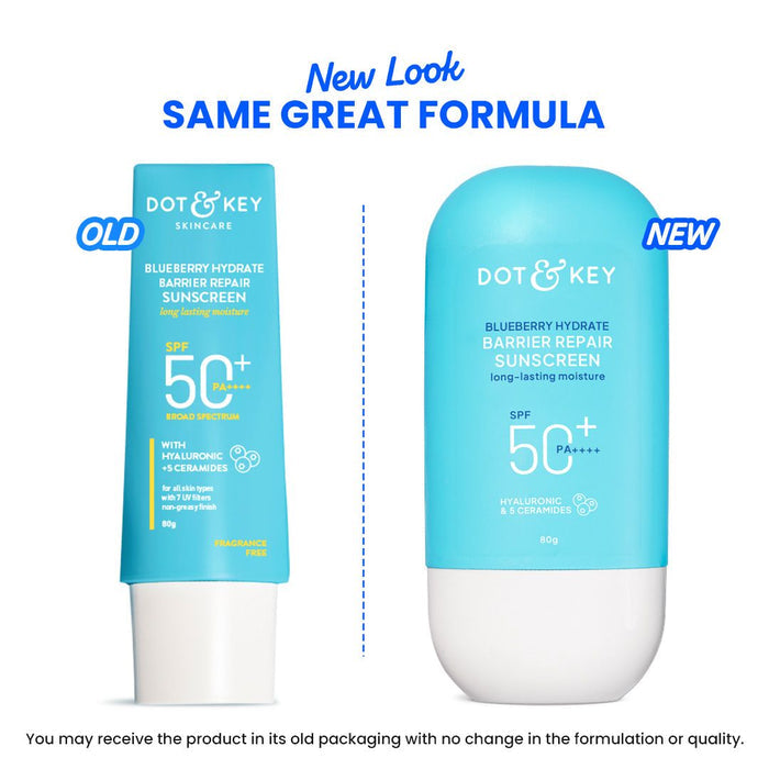 DOT & KEY Barrier Repair Sunscreen, In-Vivo Tested SPF 50+ PA++++ 80g