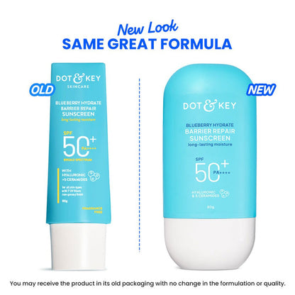 DOT & KEY Barrier Repair Sunscreen, In-Vivo Tested SPF 50+ PA++++ 80g