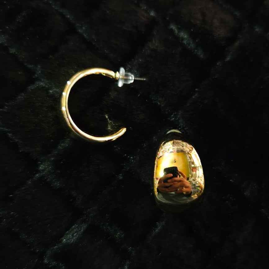 Luna Gold Hoops | Earrings