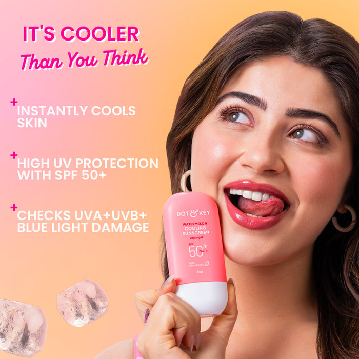 DOT & KEY Watermelon Cooling Sunscreen SPF 50+ PA++++ With New-Age UV Filters 80g