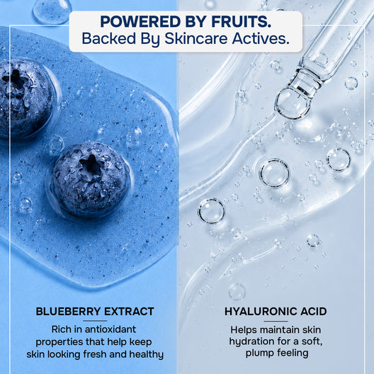 SWISS BEAUTY Care Juicy Glow Face Wash Blueberry + Hyaluronic Acid