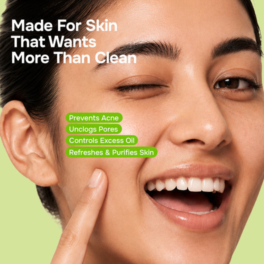 SWISS BEAUTY Care Juicy Glow Face Wash Tea Tree + Salicylic Acid